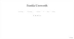 Desktop Screenshot of frankieunsworth.com